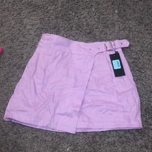 Lilac CARMAR denim (LF) wrap skirt brand new